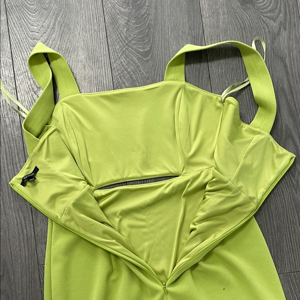 RW & CO Elegant Lime Green Dress SIZE 6 - Picture 9 of 15